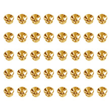 40 x Elektrische Akustikgitarre Bassgurt Knopfschraube Verschlussstifte Pegs Pads HotFarbe: Golden