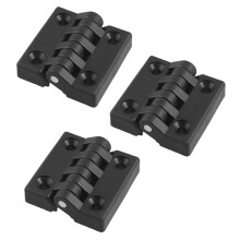 3X Hinge for Barrier, Bearing, Plastic, Robust, 40 x 40 mm