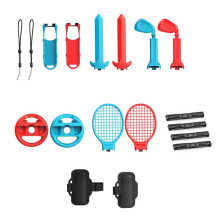 10in1 for  2 Sports Accessories Bundle,Game Kit with Tennis Rackets, Clubs, Swords for   2 Games