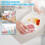 8 Pack Reusable Microfiber Kitchen Sponges Red for Dishwashing and Easy Visual Identification 3