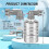 4set 1/2Inch to 3/4Inch Water Float Valve,Stainless Steel Float Valve,Fully Automatic Water Level Controller Float Valve 10