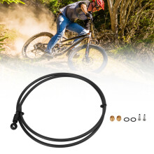 1 m Hydraulischer Scheibenbremsenschlauch-Kit für Mountainbikes mit Olive und Verbindung Schwarz