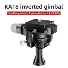 Panning SLR Camera Photography Aluminum Alloy Spherical Panoramic Pan Tilt with Quick Release Plate