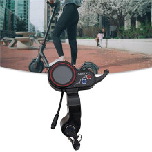 For NJAX-T Throttle LCD Display Meter with Key  Lock Speed Adjustable Accelerator 6 Pin Electric Scooter Dashboard