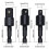 12Pcs Right Angle Drill Attachment Set with 105 Angle Drill Adapter and Impact Grade Socket Adapter 9