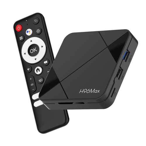 Smart TV Box with Voice Control, WiFi 6, Bluetooth 5.4, 14.0 OS for Streaming