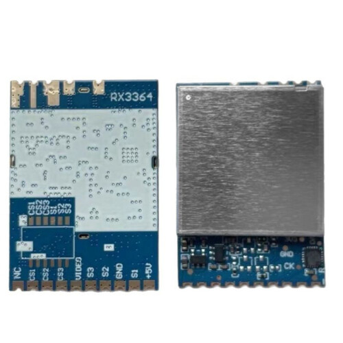 2X 3.3G FPV VRX Module RX3364 Wireless Receiver Module Wireless Analog Receiver FPV Audio Video Transmission Module 2
