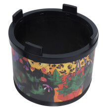 8" Holz-Floor-Tom-Schlagzeug mit 2 Schlägeln für Kinder – 20x17,3 cm