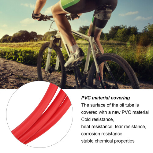 MEROCA 1m Brake Hose with Olive & Insert