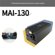 3X Audio-Isolator-Rauschunterdrückung, Eliminiert Stromrauschen, DI-Erdungsbox, 6,5-XLR-Mixer-Audio-Isolator, MAI-130 Mono