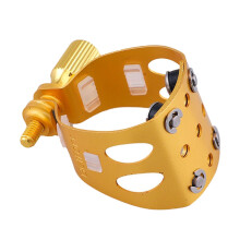 Professional Copper Adjustable Soprano Saxophone Mouthpiece Ligature for Clear Consistent Play