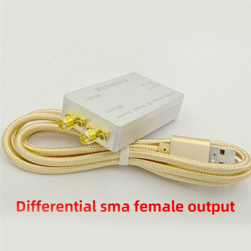 150M-4GHZ Differential RF Clock Signal Source Supports Point Frequency ASK FSK FM Sweep Frequency Hopping Modulation 1