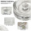 4 Poids de Fermentation avec Poignée pour Bocaux à Large Ouverture et Fermentation de Conserves. 5