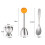 Egg Cracker Topper Set Soft Hard Boiled Eggs Separator Tool 4 Egg Cups,4 Metal Spoons&2 Soft Boiled Egg Cutter or Opener 8