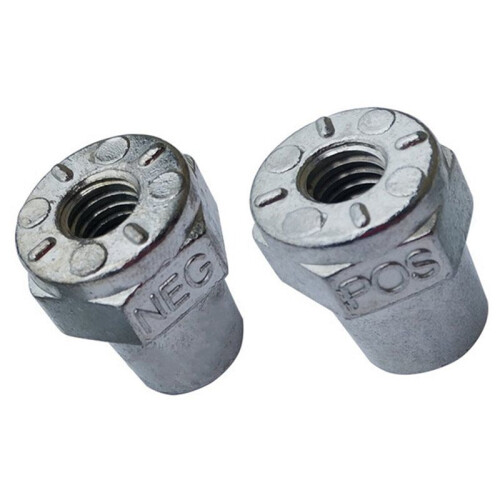 6 Pair 3/8inch Female Thread Positive Negative Battery Post Terminal Adapters Battery Cable Terminals 2