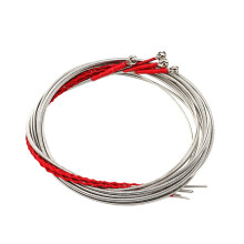 Acoustic Bass Strings Set Flatwound Tapewound 4 String Replacement for Warm Tone and Smooth Play