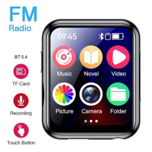 2X MP3 Music Player with 5.4 HiFi MP4 Walkman Full Touch Screen Built-in Speaker Recorder Camera Video Player