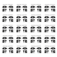 10Pair Headlight Repair Bracket Mount Kits A1778201701 A1778201801 for A CLA Class W177 W118 2018-2022