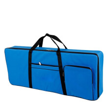 61 Key Keyboard Bag Waterproof Piano Case with ShockResistant Padding for Electronic Organ Blue