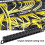 12 Port Patch Panel, Network Wire Organizer Rack Unshielded Cat5e/Cat6 Cable Network Patch Panel for Cord Management 5