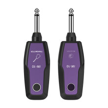 2.4G Wireless Guitar System Transmitter Receiver Plug and Play 30m Range Electric Bass 6.35mm