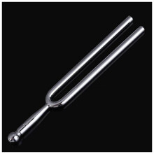 Guitar Tuning Fork 440Hz A Tone Stainless Steel Silver Guitar Tuner for Accurate Performance