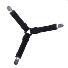 8X Verstelbare Bandjes, Clip voor Lakens, Matrashoezen, Bankkussen, Elastische Band, Riem, Driehoek, Elastische Bretels, Grijper