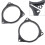 4PCS 6.5 Inch Car Horn Gasket Solid Speaker Washer Adapter Bracket Suitable for    Qashqai 4