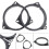 4PCS 6.5 Inch Car Horn Gasket Solid Speaker Washer Adapter Bracket Suitable for    Qashqai 5