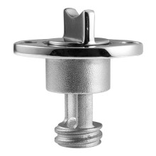 3X Oval Garboard Drain Plug Marine 316 Stainless Steel Drain Plug Fits 1 Inch Hole Boat Transoms Drain Plug with Screws