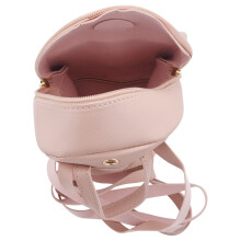 2X Backpack Small Diagonal Bag Leather Backpack Cute Bow Backpack Ladies Wallet