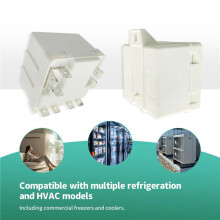 4X Relé Compatible con Leer Relé de Potencial de 35 A para Sistemas de Refrigeración y Climatización (HVAC) - Compatible con Congeladores y
