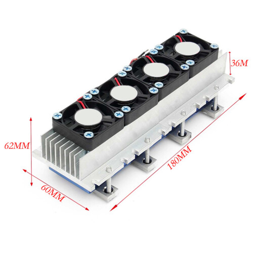 Peltier-element TEC1-12706 – 2 Stuks, 12V, 60W Thermo-elektrische Module Voor Koeling Of Verwarming, Ideaal Voor Koelboxen En Pc-chillers