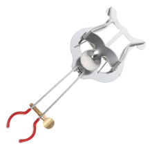 Trumpet Lyre Music Sheet Holder with Quick Clamp, Durable Metal for Marching Band and Parades