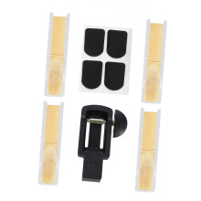 Saxophone and Clarinet Mouthpiece Kit with Replacement Pads and Precise Cutting Tools