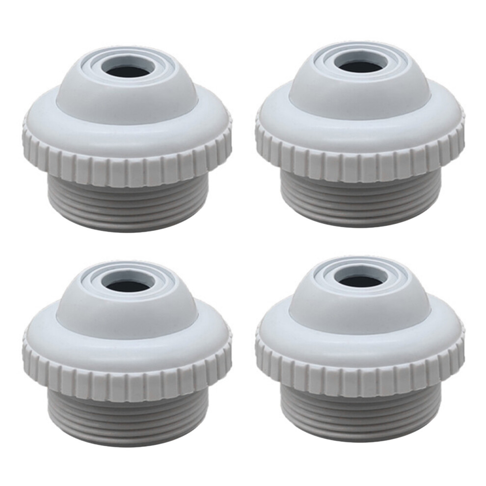 4X Swimming Pool Spa Return Jet Fitting Massage Nozzle Inlet Outlet Tub Nozzle With Adjustable Jet Eyeball Pool Tool 4711248357592