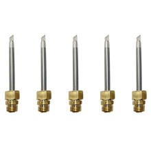 5X 510 Interface Soldering Iron Tip Portable USB Soldering Iron Tip Welding Rework Accessories, Knife Tip
