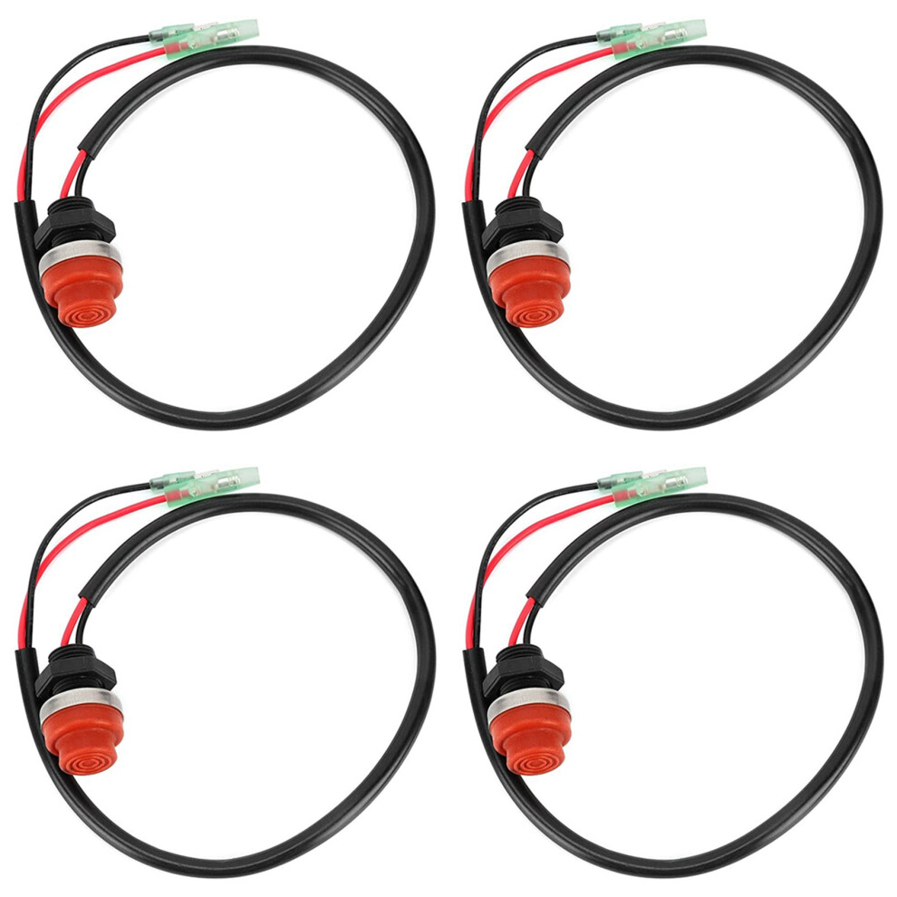4X Universal Boat Outboard Engine Motor Start Kill Keyless Push Button Applicable To All For Ships 6032833007837