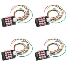 4X 4S 5A Whole Group Balancer Active BMS Board Lithium Lipo Lifepo4 Battery Equalizer Transfer Capacitor
