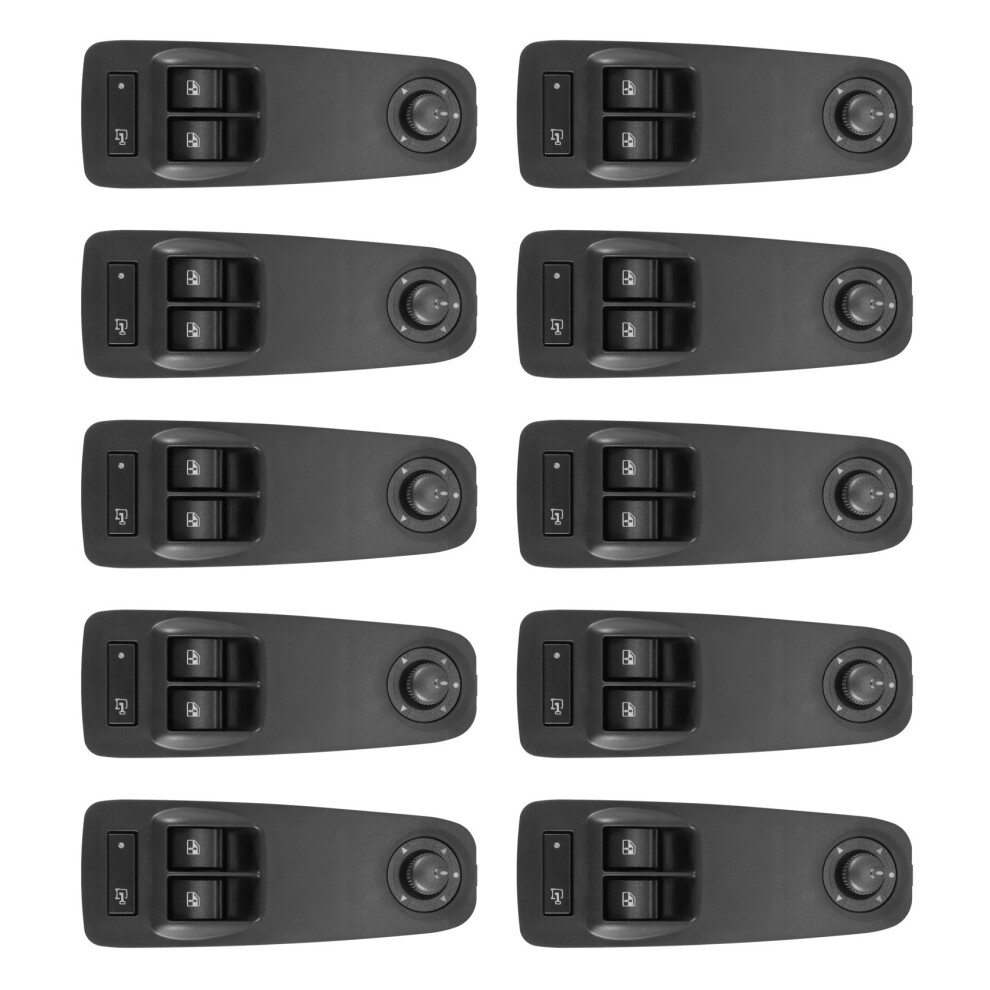 10X New Power Window For Boxer Jumper Ducato 735487419 Black 6032296770972