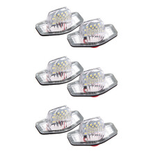 6X Error Free LED License Plate Light Lamp for Crv Fit Jazz Crosstour