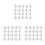 5 mm Pin Shelf Support Shelf Studs Strong Support 60 Pcs, Transparent 1