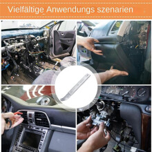 Lever Tool Car Door Interior Removal Tool Metal Rod Car Clip Floor Screwdriver Removal Tool Auto Repair Tool
