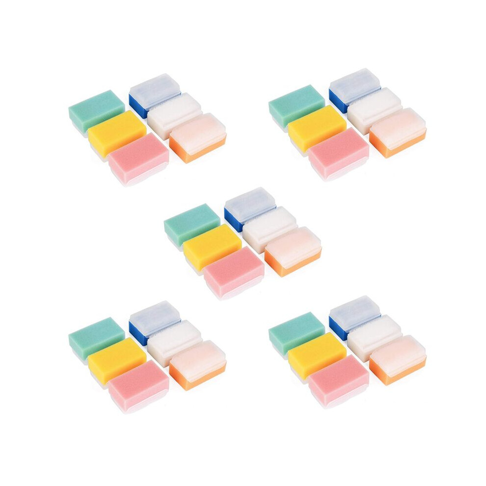 Baby Bath Sponge (30 Pieces) Soft Foam Washer with Cradle Cap Brush Body,Hair and Scalp Clean Gentle Baby Sensory Brush