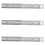 3pcs 15cm 6 Inch Stainless Metal Ruler Measuring Tool 1