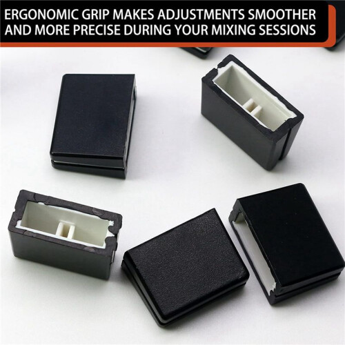40pcs Fader Caps Mixer Fader Slider Knobs Replacement Buttons Caps for Mixer Console Accessories