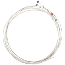 6Pack Phosphor Copper Coated Guitar Strings for Acoustic and Electric with Warm Balanced Tone