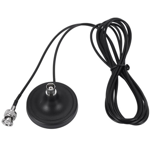 5X Base de Antena Sem Fio Microfone Base de Antena com Ímã 3 Metros Cabo Rg174 Antena Macho Bnc 1