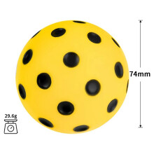 2X Pelotas de Pickleball Silenciosas Pelotas de Práctica de Espuma Silenciosas con Rebote Real Exacto Material de PU Suave para Interiores y