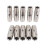 80 Peças 3/8 Polegadas Slip Lok Misting Nozzle Coupling Tees 10/24 UNC 1000 PSI Quick Connect 2